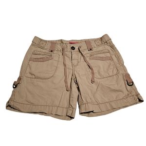Union Bay Lightweight Shorts Tan Beige 100% Cotton Size 9
